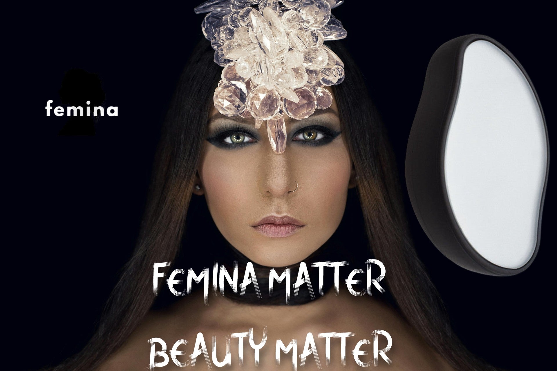 Femina™ Crystal Hair Removal Eraser Stone – Removes Hair, Exfoliates Dead Skin, Acts Gently, Painless Solution For Brighter & Shiny Skin - Femina™